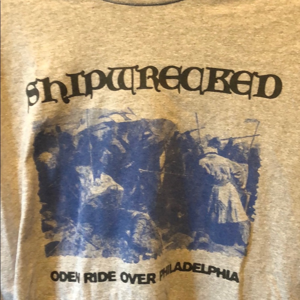 Shipwrecked Large Shirt. Oi!, Punk, Hardcore
